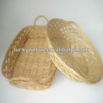 very popular wicker tray& wicker basket(factory provide)