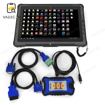 N3 USB-Link 3 NEXIQ 3 USB LINK 3 NEXIQ3 Diesel Diagnostic Tool for Heavy Duty Truck with F110 Tablet