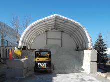 Salt Storage Tank Tarp