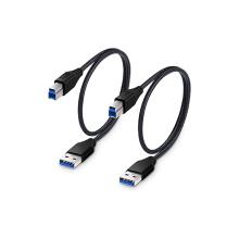 Braided USB 0 Short Cable