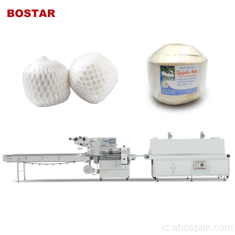 Bostar Automatic Shrink Bungkus Mesin Kemasan Untuk Kelapa