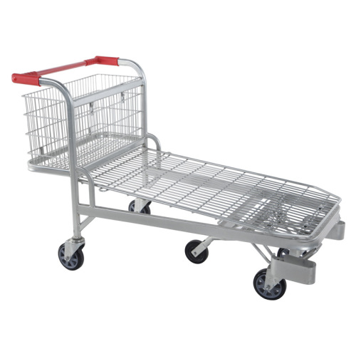 Large Capacity Wire Warehouse Flat Cart (YD-M44)