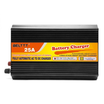 25A Three-Stage Lead Acid Smart Battery Charger