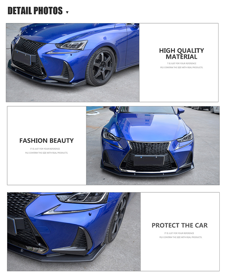 IS300 IS350 Carbon Fiber Front Lip Spoiler for Lexus IS/IS F-Sport 17-18