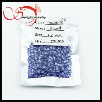 tanzanite round loose gemstone