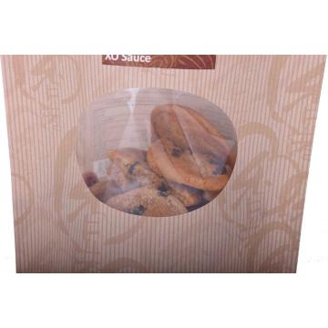 Snack Packaging Stand Up Pouch With Window