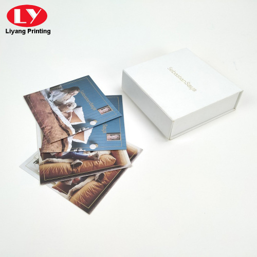 Box regalo magnetico di lusso in foglio d&#39;oro personalizzato