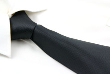 Solid Black Necktie