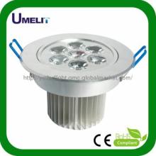 7*1W indoor Ceiling Lamp with Aluminum+Split lens
