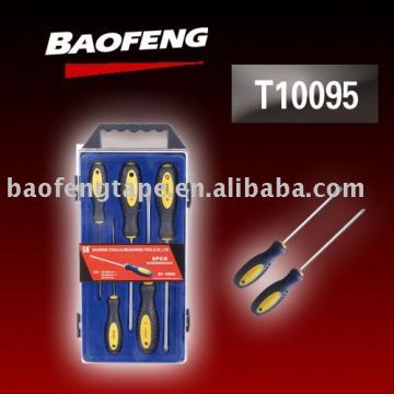 5pcs pvc box Screwdriver set with magnetic tips