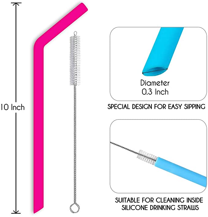 Silicone Drinking Straws