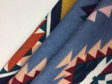 Polyester Spandex Hacci Brushed Print Fabric