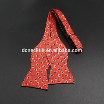 2017 red wholesale mens silk bowtie