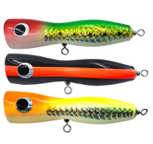 Handmade Wooden Popper Topwater Lure for Surface Popping Fishing