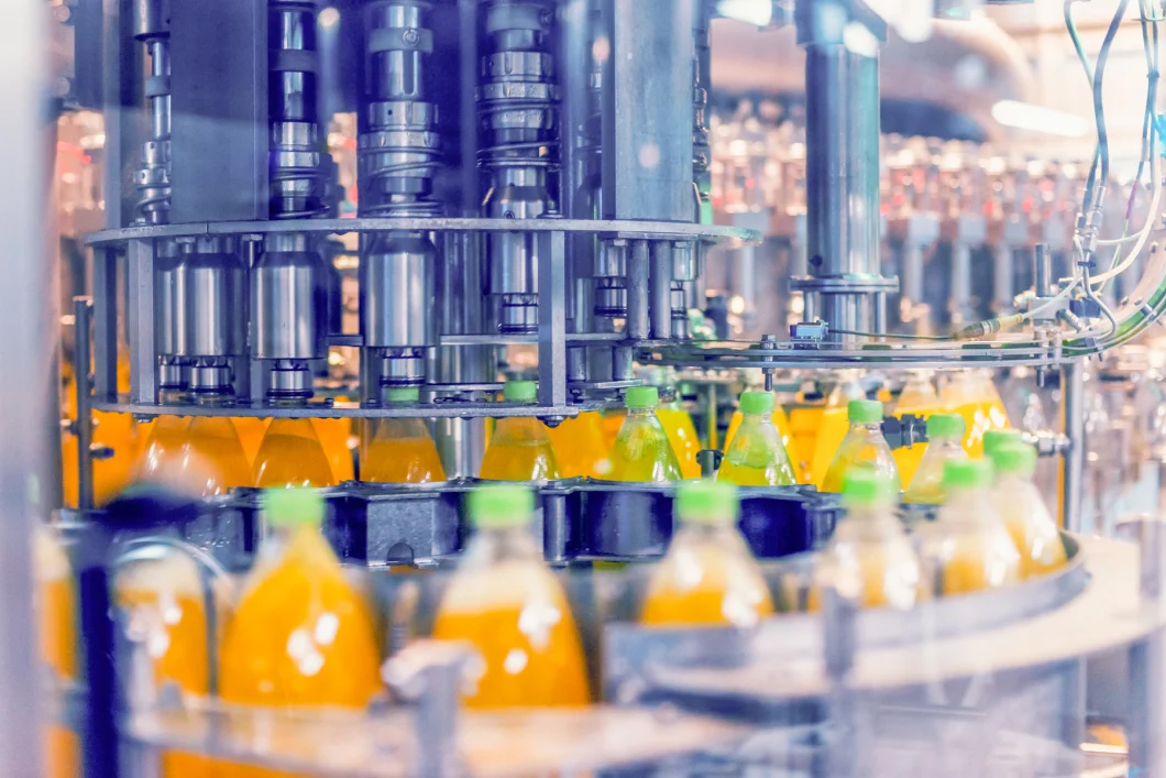 Pet Plastic Bottle Juice Hot Filling Machine Processing Production Line (RCGF18-18-6)