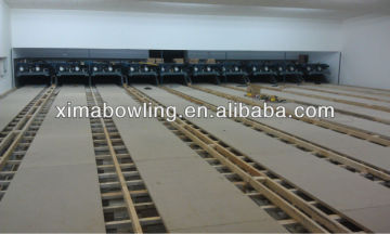 bowling lane installation