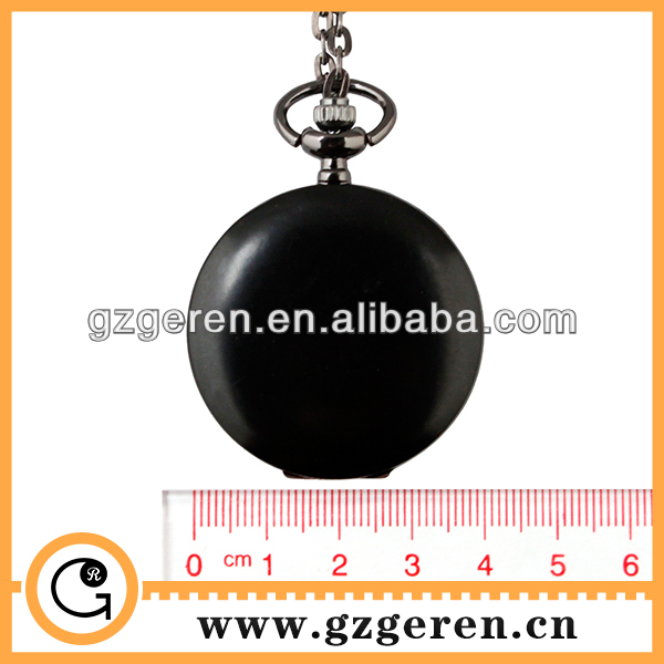 China factory wholesale High Quality Matte Black blank Pocket Watch with cheap price