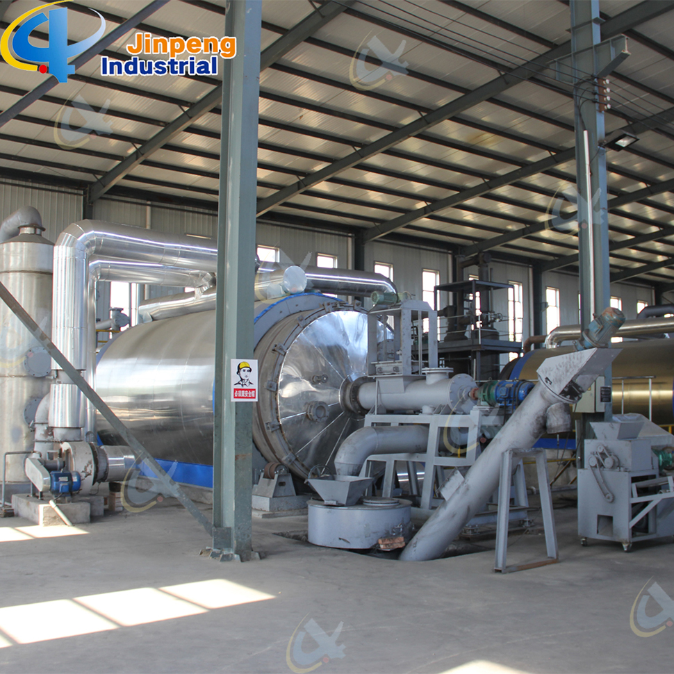 City Garbage Pyrolysis Plant Household Waste To Oil Equipment For Generator