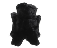 Wholesale Grade AAA white black dyed rex rabbit fur skin pelts