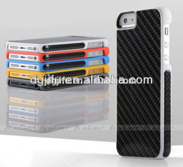 carbon fiber combo case for iphone 5/5s, unique design radiation proof phone case