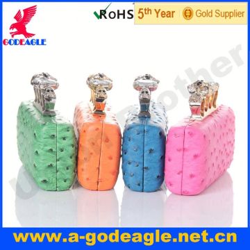 Custom fashion skull clutch purses bags U0008-069