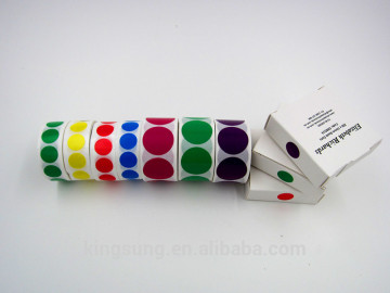 colorful round color dot sticker label sticker provider