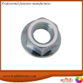 Porca hexagonal de alta qualidade com flange DIN6923