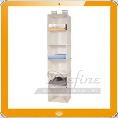 Hanging Closet Organizer Durable Collapsible Hanging Accessory Shelves