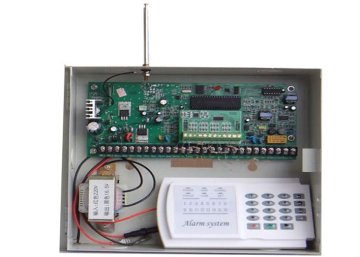 50ma No / Nc Wired And Wireless 4 Ch Burglar Alarm Control Panels Monitoring