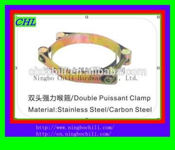 double bolt clamp,power cable clamp, power cord clamp