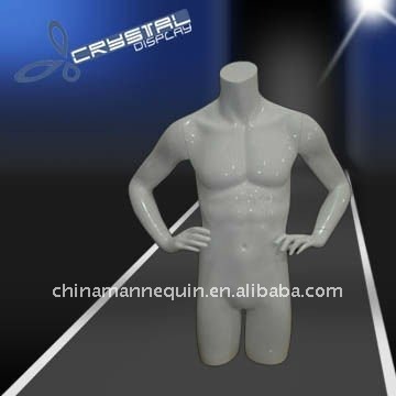 half body torso male mannequin