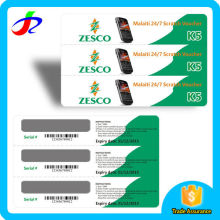 China printing manufacturer custom paper 3 in 1 scratch calling cards