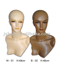 Beautiful female Mannequin head