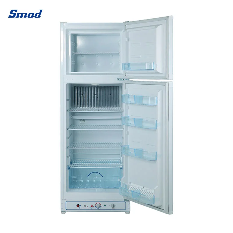 185L Gas Top Freezer Double Door Gas Refrigerator