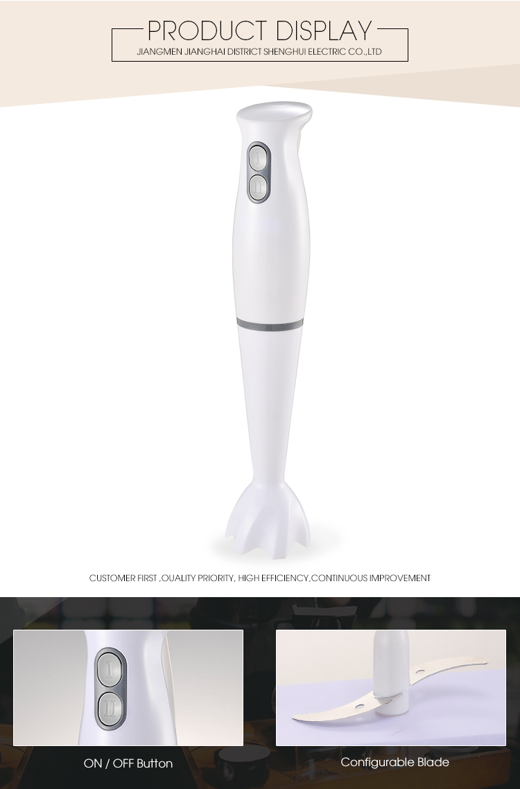 Plastic Stick Kitchen Hand Blender For Smoothies