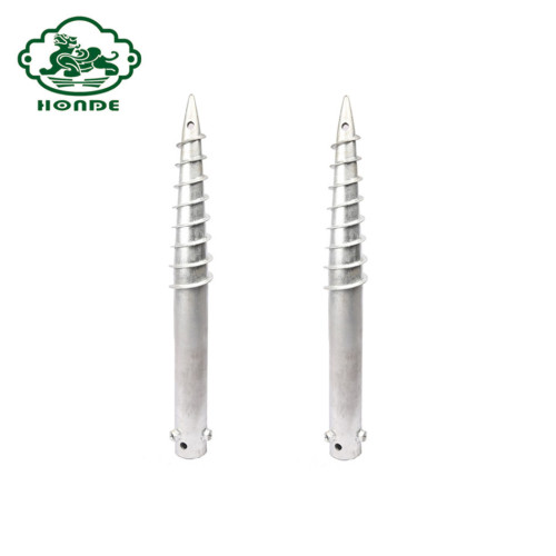 Hot Dipped Galvanized Stop Digging Ground Screw