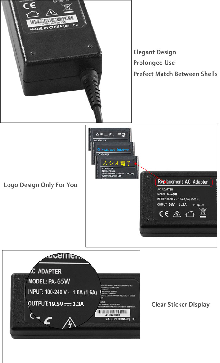 19.5v 3.3a laptop adapter