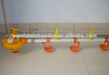 Automatic poultry farming chicken broiler pan feeding line