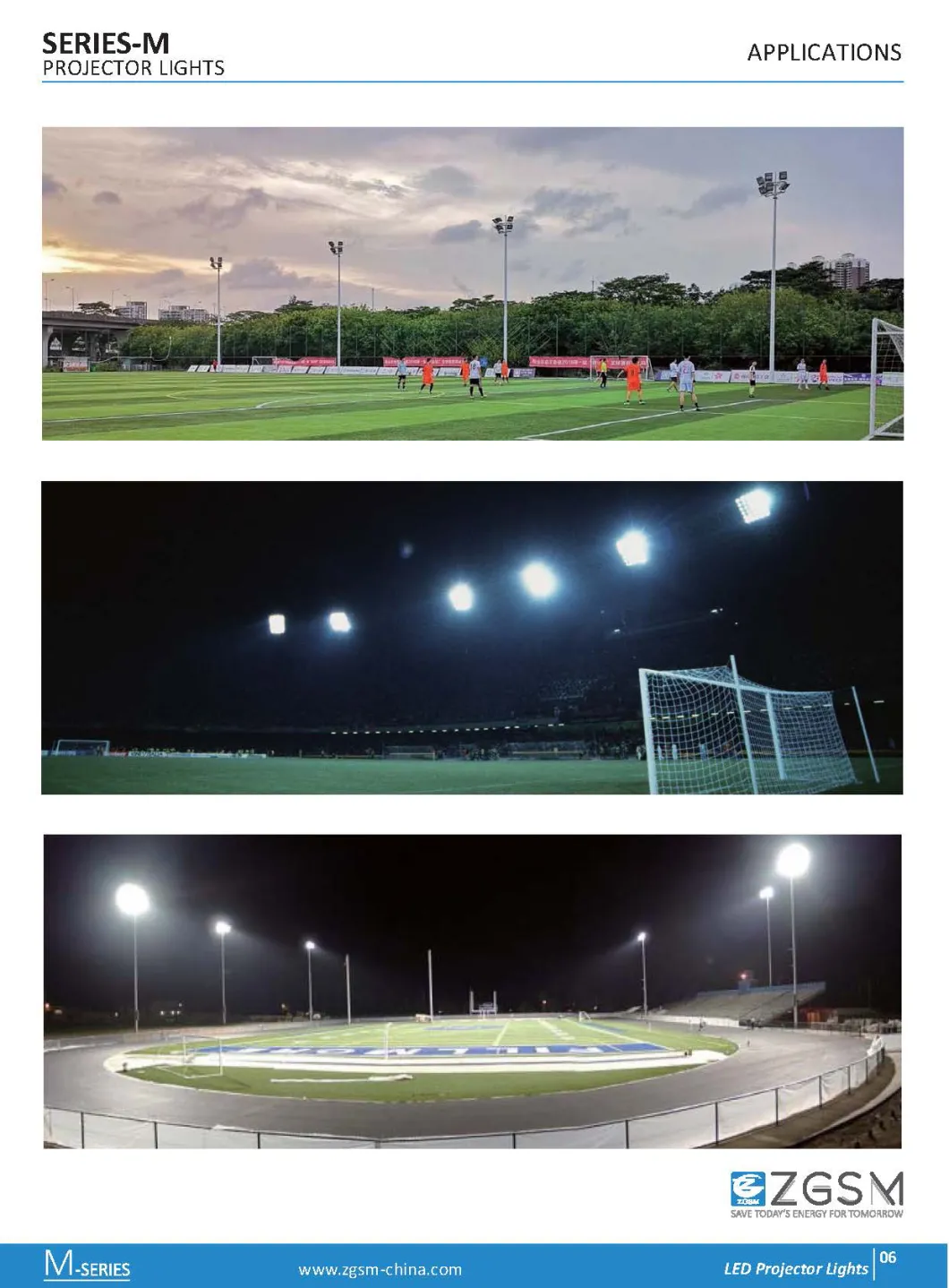 280W 250W 300W LED Flood Light with Narraw Beam Angle for Stadium Lighting