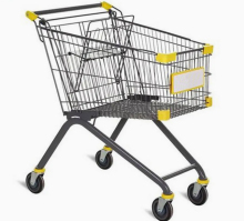 Metal Mesh Wire European Style Shopping Cart