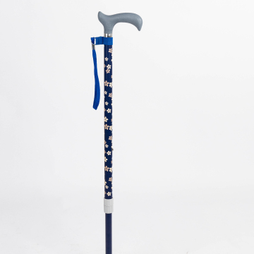 Vibrant Anti-Slip Walking Stick for Elderly Steadiness