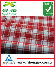 100% cotton check oxford for shirt