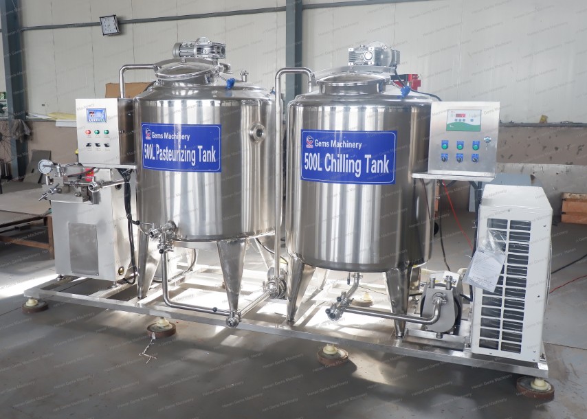 Ice Cream Pasteurizing and Chilling Tank