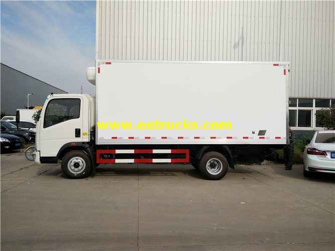 JAC 2tons Insulated Van Trucks