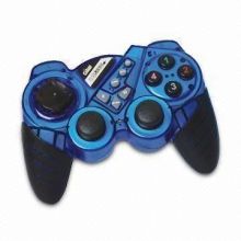 Rubber Handle Vibration Joypad for PS2 Console, Various Colors are Available