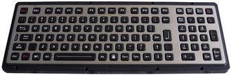 IP65 vandal proof industrial military black metal keyboard,