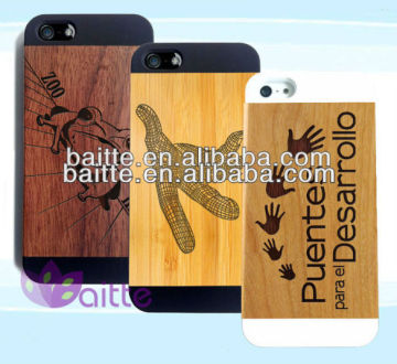 OEM pattern wood case for iphone 5s for wood iphone 5s" case carved natural pattern