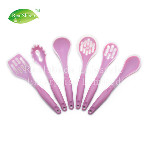 Set di utensili da cucina in silicone per la vendita di 6 pezzi