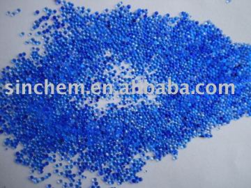 indicator blue beads