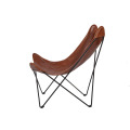 Modern Leather Butterfly Lounge Chair